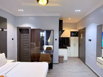 Studio Apartment with Pool and Wifi — Opebi, Ikeja, Lagos