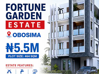 Land with Fully Developed Infrastructure, Premium Facilities & Efficie — Obosima/ 15min to Avu Junc/Fortune Garden Estate, Owerri West, Imo