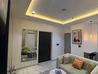 Cozy One Bedroom Apartment with Balcony, Alexa, PS5, Pool and Gym — Phase 1, Lekki, Lagos
