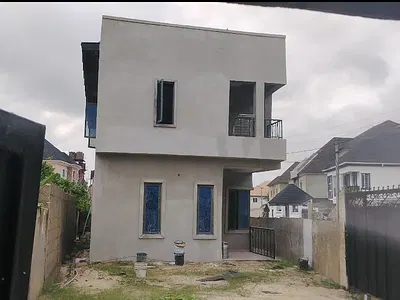 4 Bedroom Detached House with a Locked Up Shop — Seaside Residential Estate, Badore, Ajah, Lagos
