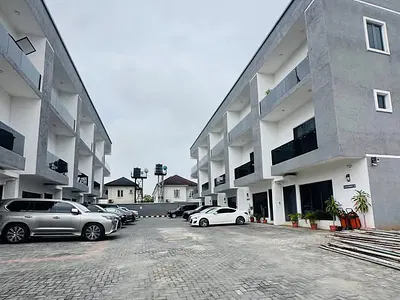 Service 4 Bedroom Terrace Duplex with Pool and BQ — Lekki Phase 1 by PRC, Lekki Phase 1, Lekki, Lagos