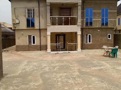 4 Bedroom Duplex with a Room Self Contain BQ — Estate Aboru, Iyana Ipaja Lagos, Iyana Ipaja, Ipaja, Lagos