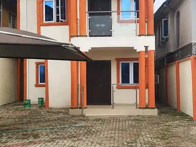 Executive 5-Bedroom Detached Duplex with a Security House — Inside Estate, New Oko-Oba, Agege, Lagos