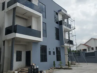 Tastefully Built 4 Bedroom Terrace Carcass with BQ — Asokoro District, Abuja