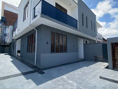 Bran New Contemporary 4 Bedrooms Semi Detached Duplex with BQ — Lekki, Lagos