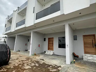 Brand New 3 Bedroom Terraced Duplex with BQ — Divine Garden Estate, Behind Blenco Supermarket., Sangotedo, Ajah, Lagos