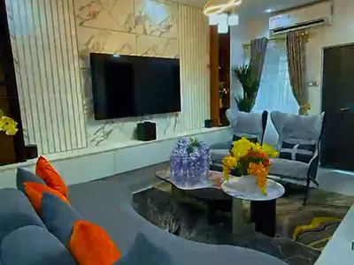 Newly Furnished & Serviced 2 Bedroom Flat (Upstairs) + Amenities — Ikeja, Lagos
