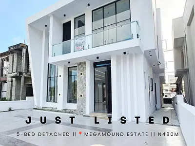5 Bedroom Detached Duplex Smart Home — Megamound Estate, Lekki, Lagos