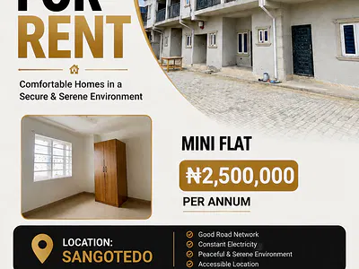 Mini Flat — Sangotedo, Ajah, Lagos