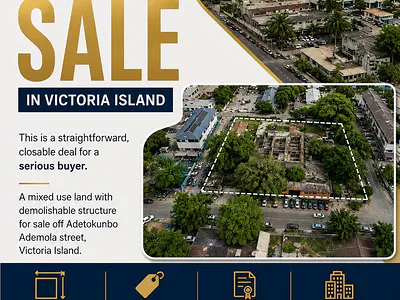 708SQM Prime Land — Victoria Island (VI), Lagos