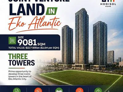 Massive Premium Land Ready to Build — Eko Atlantic City, Lagos