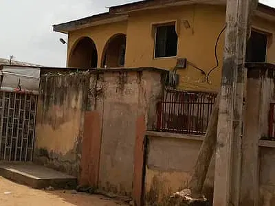 Block of 4 Unit of 2 Bedroom Flat with a Shop on 457.771 Square Meters Land — Fagba, Agege, Lagos