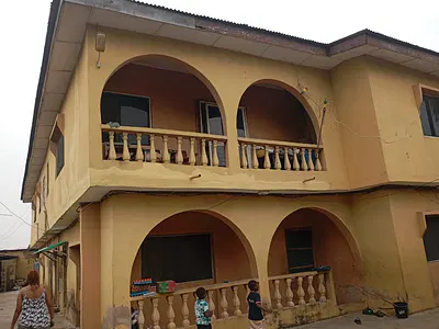 Block of 4 Unit of 2 Bedroom Flat with a Shop on 457.771 Square Meters Land — Fagba, Agege, Lagos