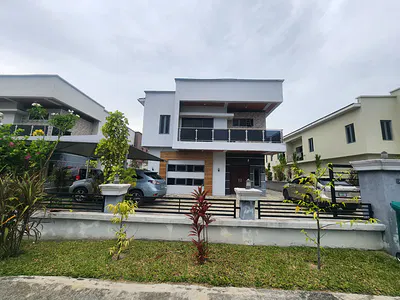 Furnished 5 Bedroom Fully Detached Duplex with BQ — Amen Estate Phase 2, Eleko, Ibeju Lekki, Lagos