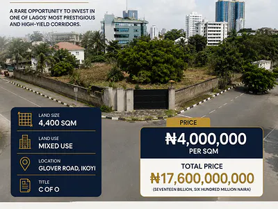 Mixed-Use Land — Glover Road, Old Ikoyi, Ikoyi, Lagos