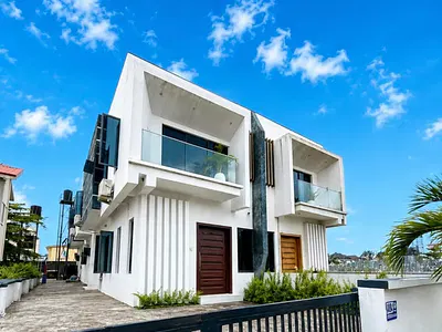 Unfurnished 4 Bedroom Semi Detached Duplex with BQ and Pool — Orchid Road by JJ Apartment, Lekki, Lagos