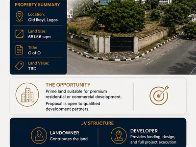 Opportune Land — Ikoyi, Lagos