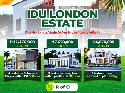 Residential Land — Idu London Estate, Idu Industrial, Abuja