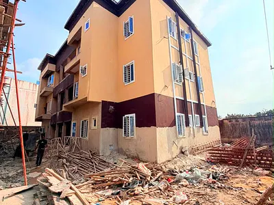 Newly Built 3 Bedroom Apartment with Solar Power — Ogba, Ikeja, Lagos
