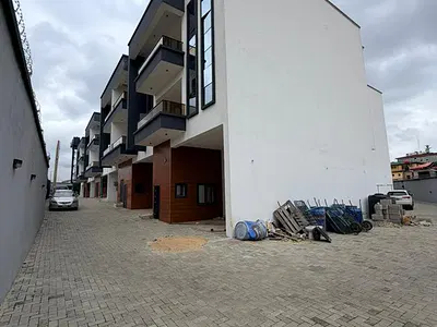 New Built 4 Bedroom Terrace Duplex with a Room BQ — Allen, Ikeja, Lagos