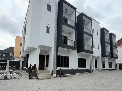Brand New Spacious 4bedroom Terrace Duplex+bq with Modern Design. — Jahi, Abuja
