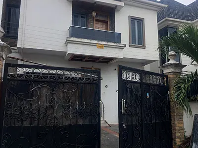A Four (4) Bedroom Semi Detached House with a Room Boy's Quarter and G — - Ikota Villa Estate Beside Mega Chicken, Lekki, Lagos