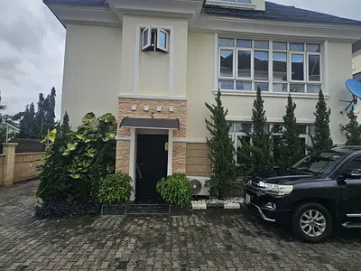 Luxury 5 Bedroom Fairly Used Twin Duplex, BQ, Greenery — Wuse 2, Abuja