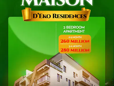 Luxury 2 Bedroom Apartment with Excellent Facilities (Offplan) — Maison D'eko Residences / 11 Abeke Animashaun Street, Off Admiralty Way, Lekki, Lagos