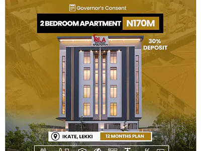 Off-Plan 2 Bedroom Flat with 12 Months Payment Plan — 13, Yemi Adetayo Link Road, Ilasan, Ikate, Lekki, Lagos
