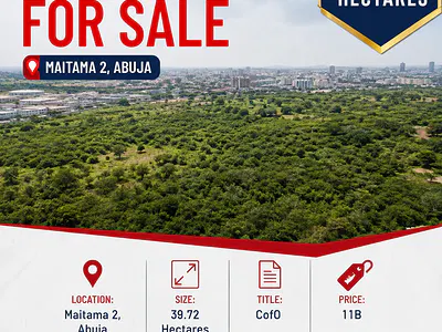 39.72 Hectares of Land — Maitama 2, Maitama District, Abuja