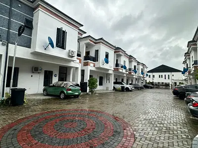 Lovely 4 Bedroom Terrace Duplex + Gym Located in a Serene Neighborhood — Lekki, Lagos