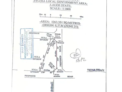 1263SQM Residential Land — Ofd Freedom Way, Ikate Elegushi, Lekki, Lagos