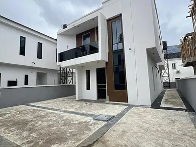 Modern Luxury 4 Bedroom Fully Detached Duplex with BQ (Driveway Unit) — Lekki, Lagos
