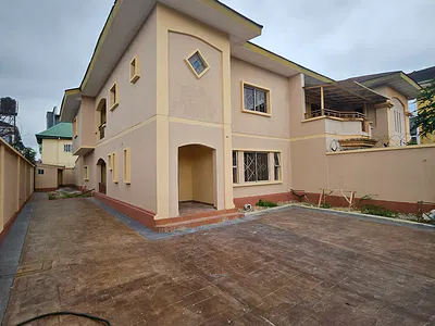 Semi Detached 4bedroom Duplex with a Room BQ and Gatehouse — GRA Phase 2, Magodo, Lagos