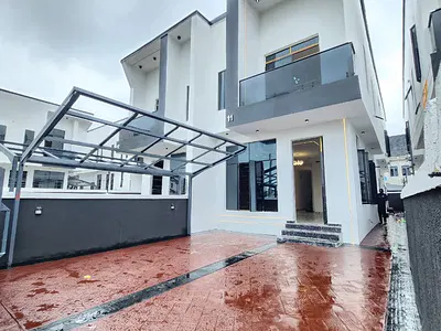 Tastefully Built 4 Bedroom Semi-Detached Duplex with BQ — Orchid Road, Lekki, Lagos