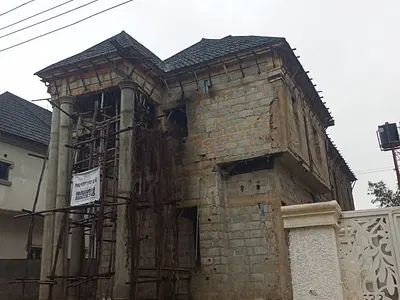5-Bedroom Carcass Duplex with BQ — Idu Industrial, Abuja