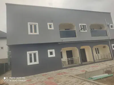 Tastefully Built 2 Bedroom Flat Well Finished Pop and Guest Toilet — Secured Place, Awoyaya, Ibeju Lekki, Lagos