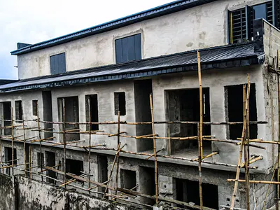 Uncompleted 4 Bedroom Terraced Duplex — Unity Close, Unity Estate, Near Kay Farm Estate, Ogba, Ikeja, Lagos