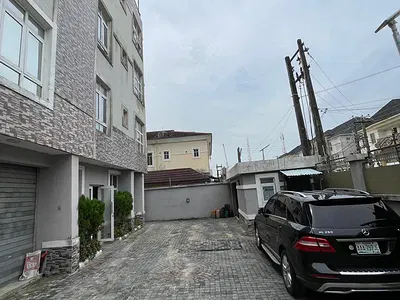 A 1 Bedroom Service Apartment for Rent Upstairs with Guest Toilet — Victoria Island (VI), Lagos