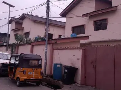 Block of 2 Flats with Mini Flat Boys Quarters — Street, Allen, Ikeja, Lagos