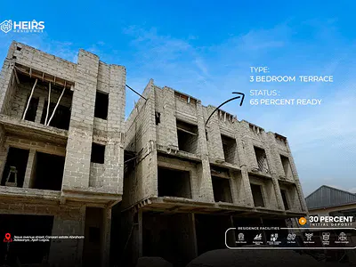 4 Bedroom Terrace + BQ in Devrloped Area — Sangotedo, Ajah, Lagos