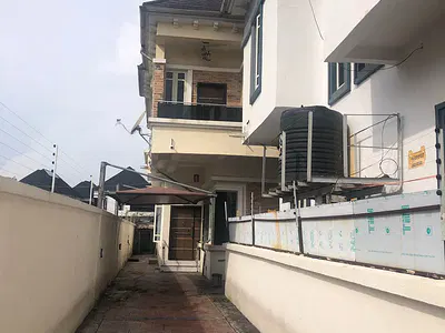 Well Maintained 4 Bedroom Semi Detached Duplex with a BQ — Ikota, Lekki, Lagos