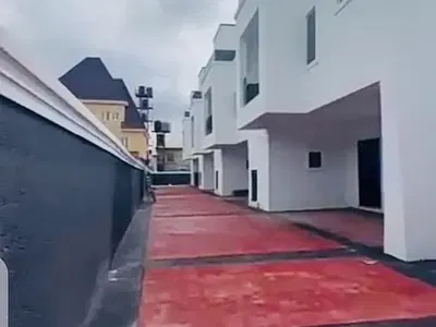 Brand New 4 Bedroom Terrace Duplex All En-Suite with Guest Toilet — Greenfield Estate Ago Palace., Okota, Isolo, Lagos