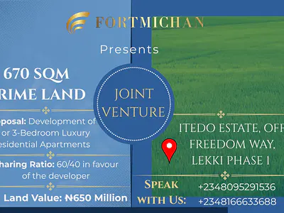 670 SQM Prime Land — Lekki, Lagos