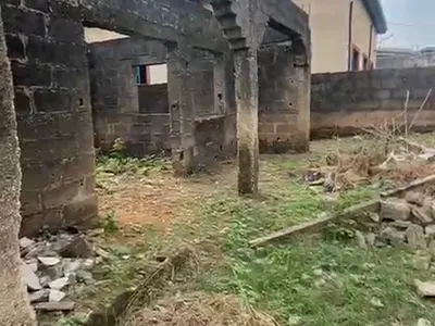 Demolished Structure on Full Plot of Land — Denro, Ojodu Berger, Ojodu, Lagos