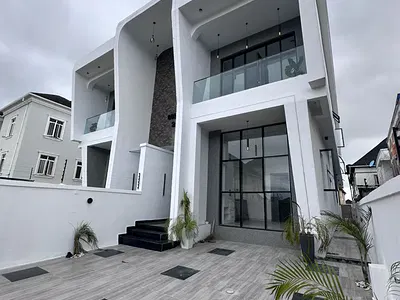 High-End 5 Bedroom Semi-Detached Duplex with a Pool & BQ — Ajah, Lagos