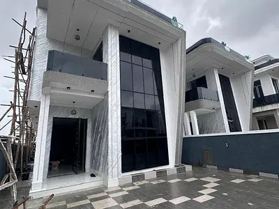 Exclusive 5 Bedroom Detached Duplex with a Pool, Balcony & BQ — Ajah, Lagos