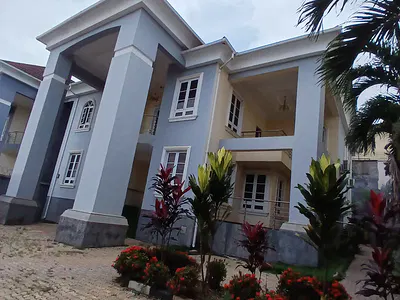 Well Built 5 Bedroom Semi Detached Duplex with 2 Room BQ — Asokoro Abuja Diplomatic Zone, Asokoro District, Abuja