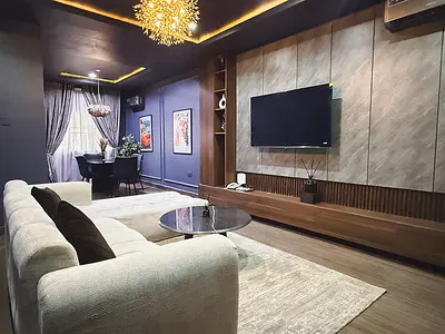 Fully Furnished, Luxury 3 Bedrooms Apartment — 3rd Avenue, Gwarinpa, Abuja