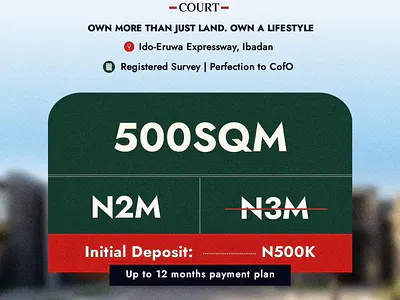 This Estate Is Where Location Meets Opportunities and Offers Roi — Ido- Eruwa Expressway, Ibadan, Ibadan, Oyo
